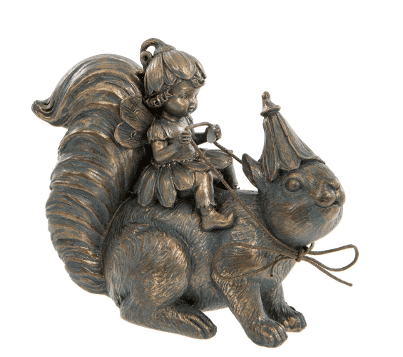 Bronze Fairy & Squirrel.